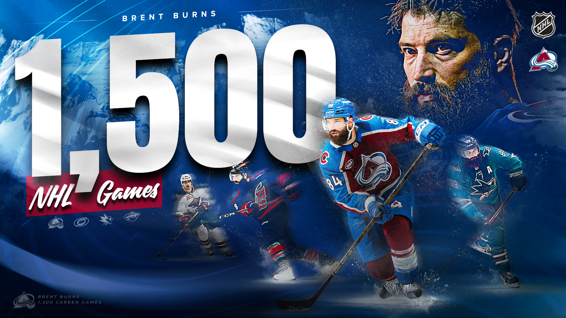 Brent Burns – 1,500 Games Played 
