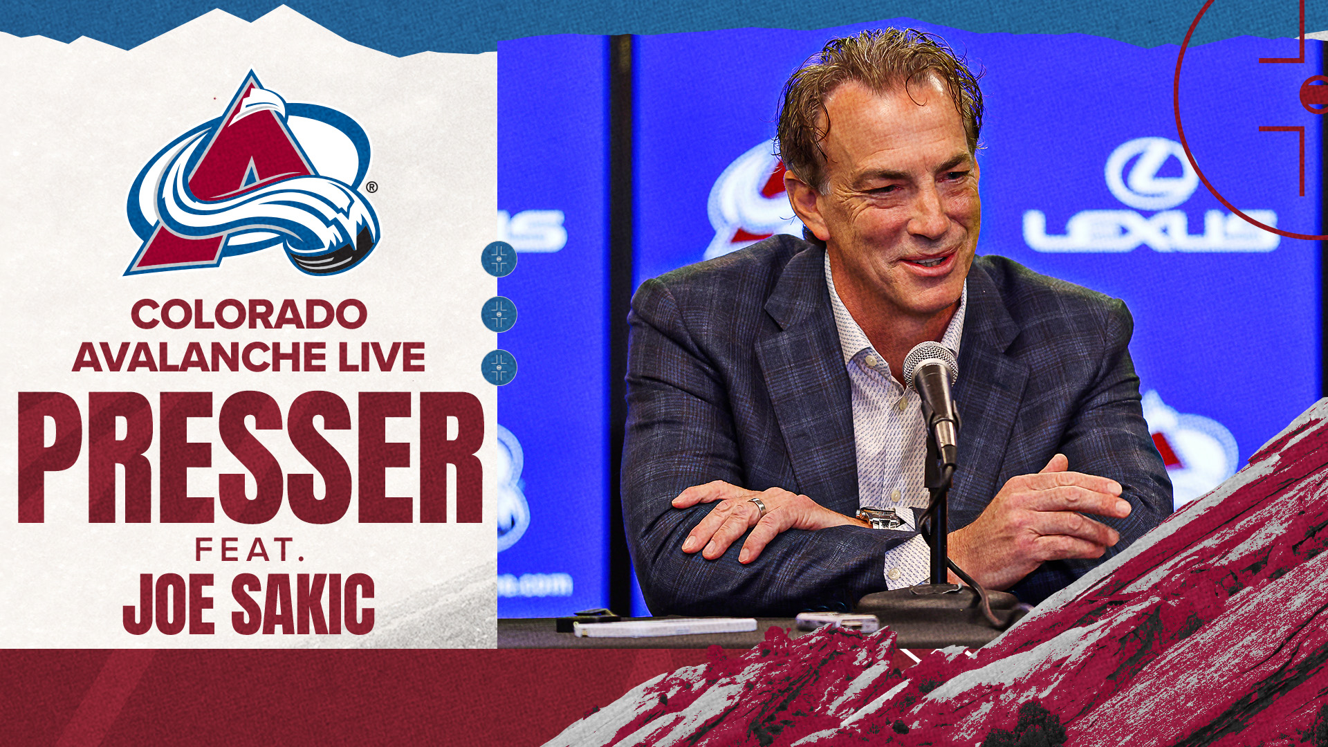 Joe Sakic Presser