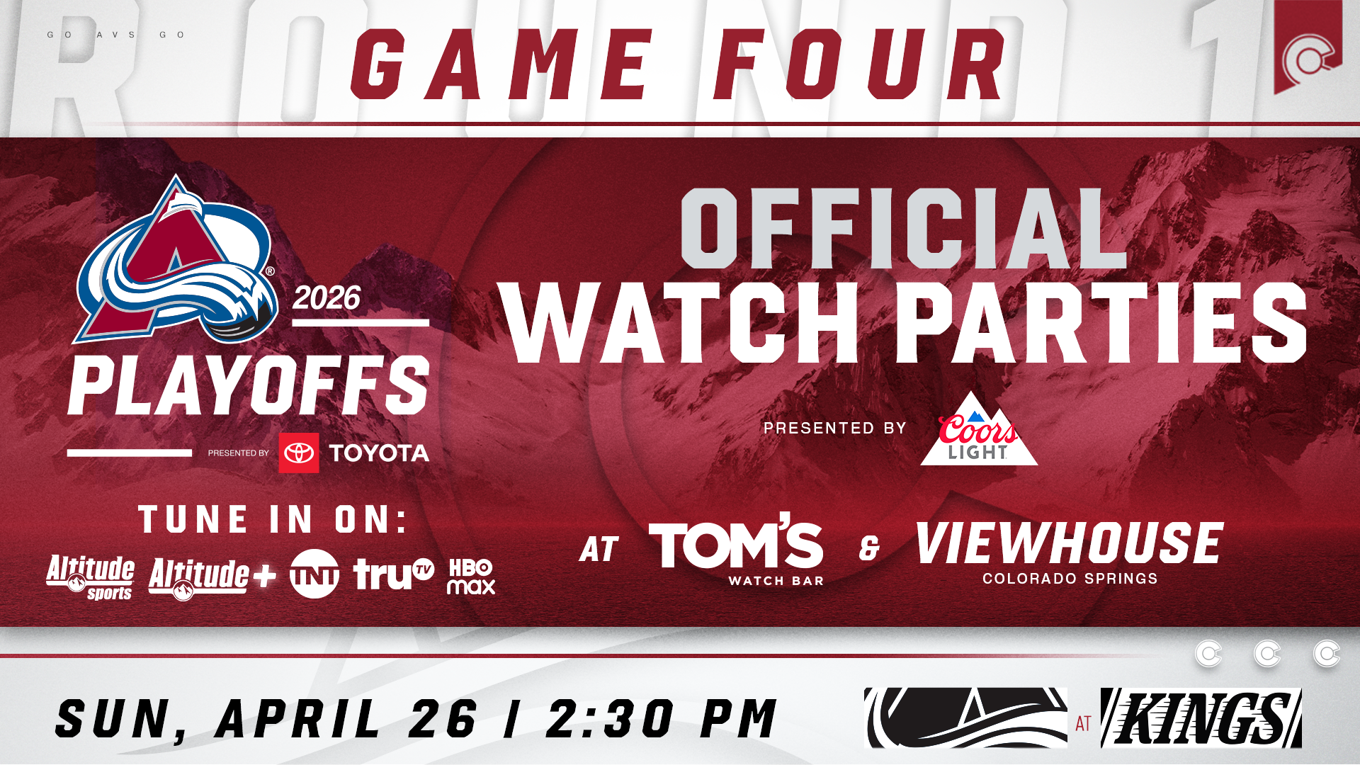 Game 4 Official Watch Party
