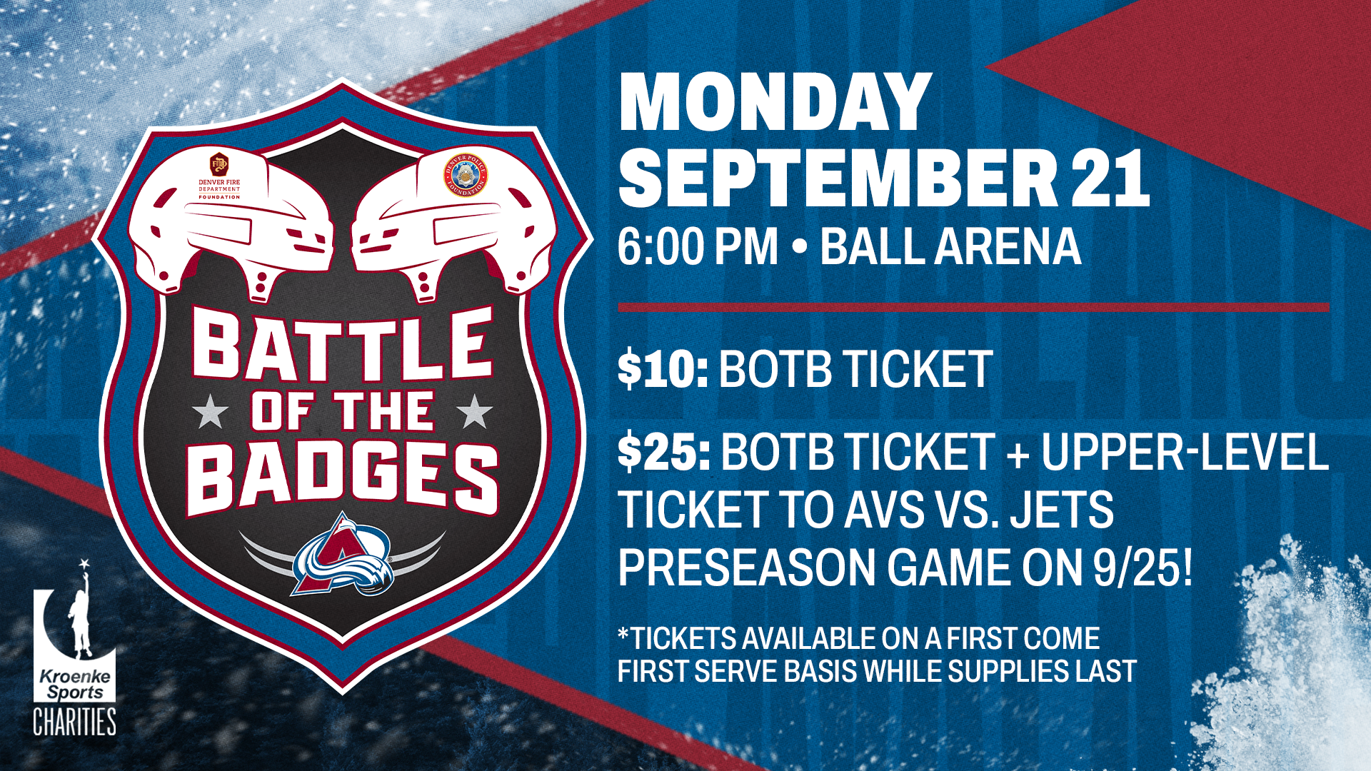 Proceeds Support the Denver Police Foundation and Denver Fire Foundation